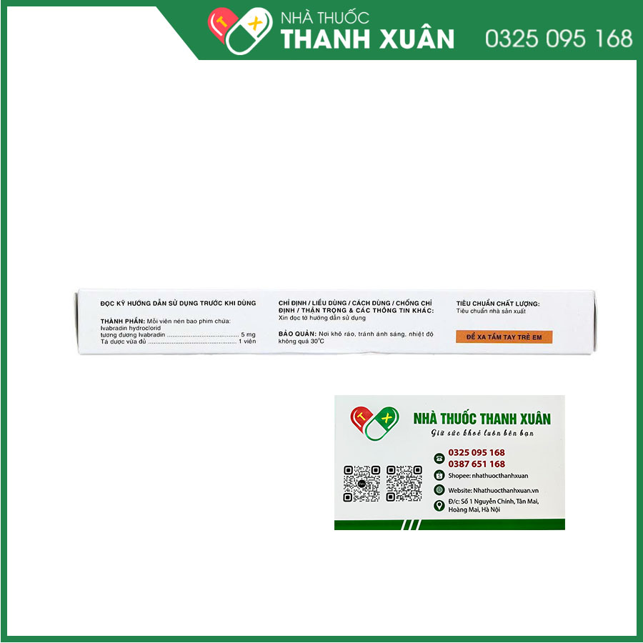 Nisten 5mg thuốc điều trị bệnh mạch vành, đau thắt ngực